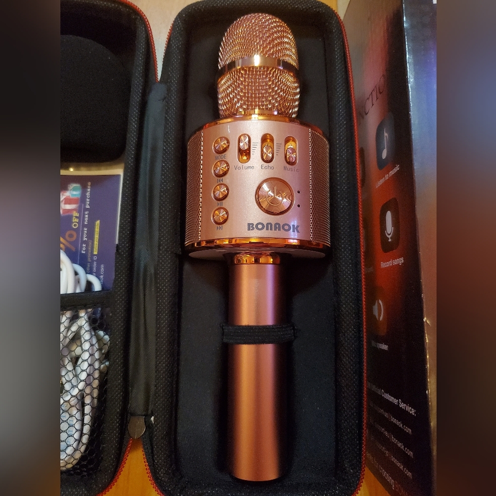 Rose Gold Wireless Microphone
